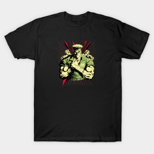 Guile Street Fighter Design - Original Artwork T-Shirt